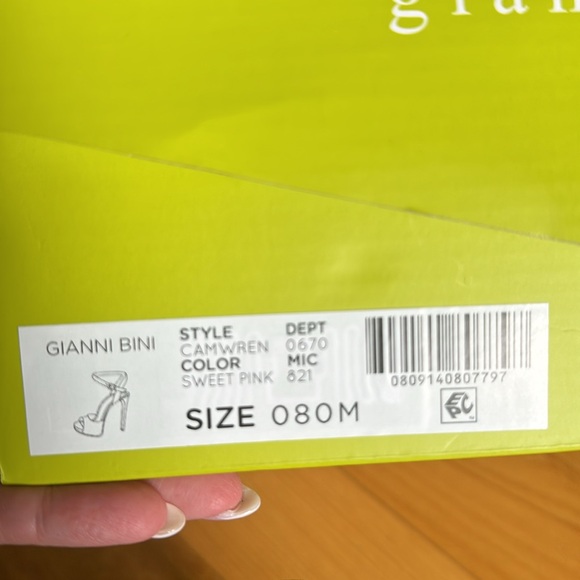 Gianni Bini NIB Camwren sweet pink sandals size 8 - Picture 5 of 7